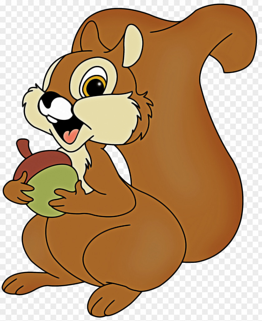 Squirrel Cartoon Beaver Animal Figure Tail PNG