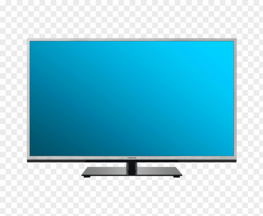 Toshiba LED-backlit LCD Television Computer Monitors Set PNG