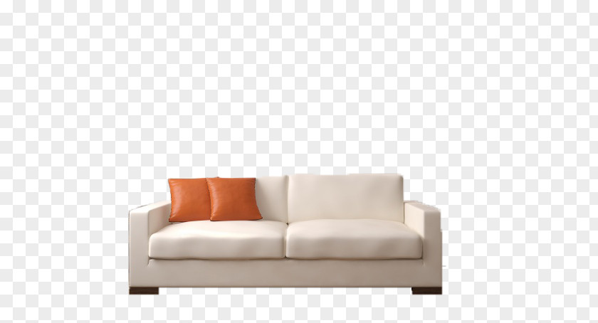 White Sofa And Pillows Couch Pillow Bed PNG
