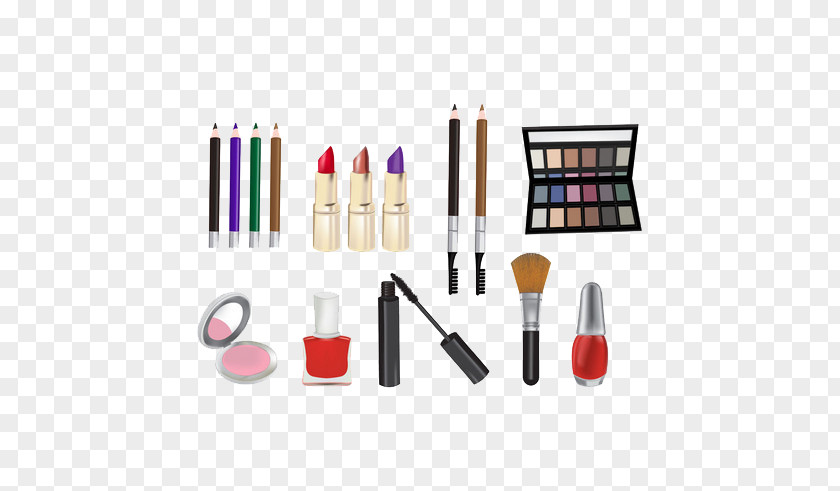 Women Daily Cosmetics Makeup Brush Eye Shadow Illustration PNG