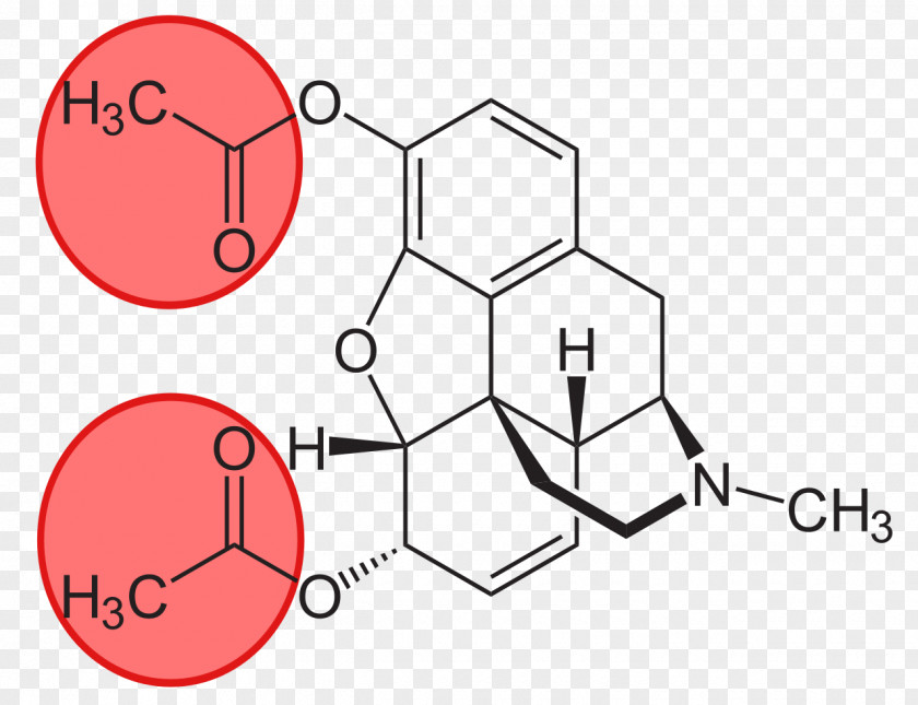 6-Monoacetylmorphine 3-Monoacetylmorphine Heroin Opioid PNG
