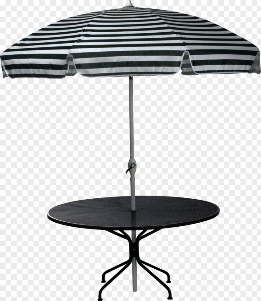 Campsite Table Umbrella Garden Furniture PNG