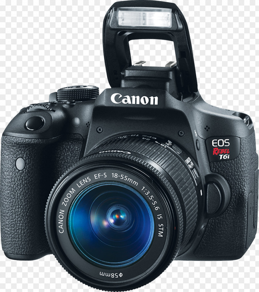 Canon EOS 750D EF Lens Mount EF-S 18–55mm Digital SLR PNG