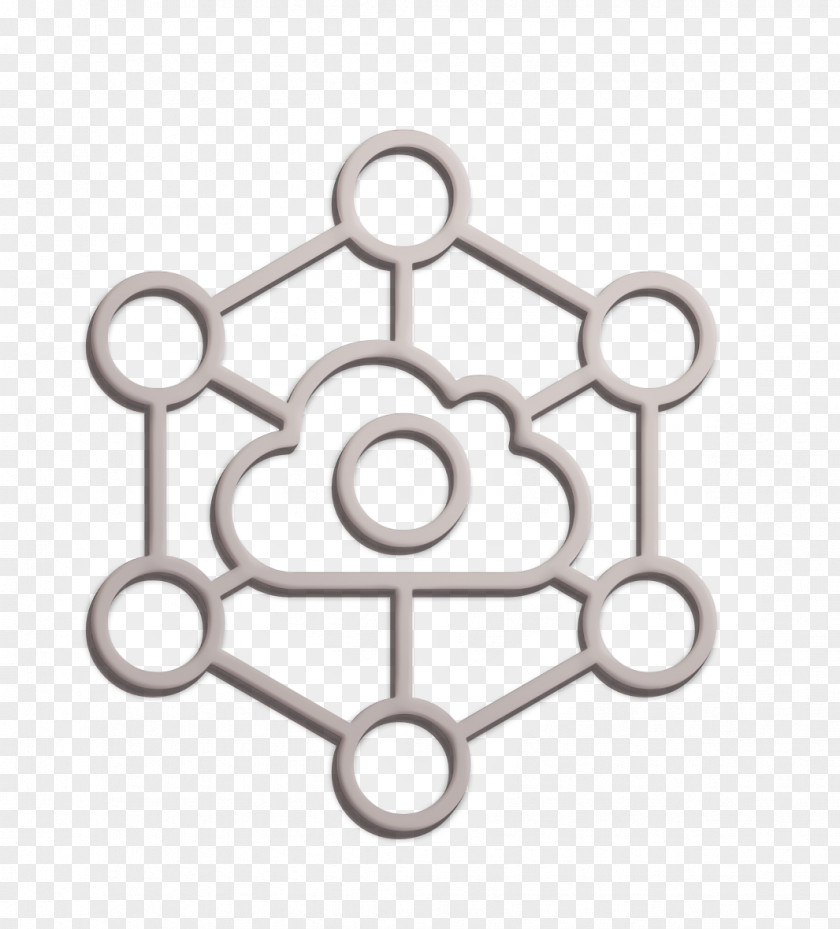 Metal Iot Icon Cloud Internet Of Things PNG