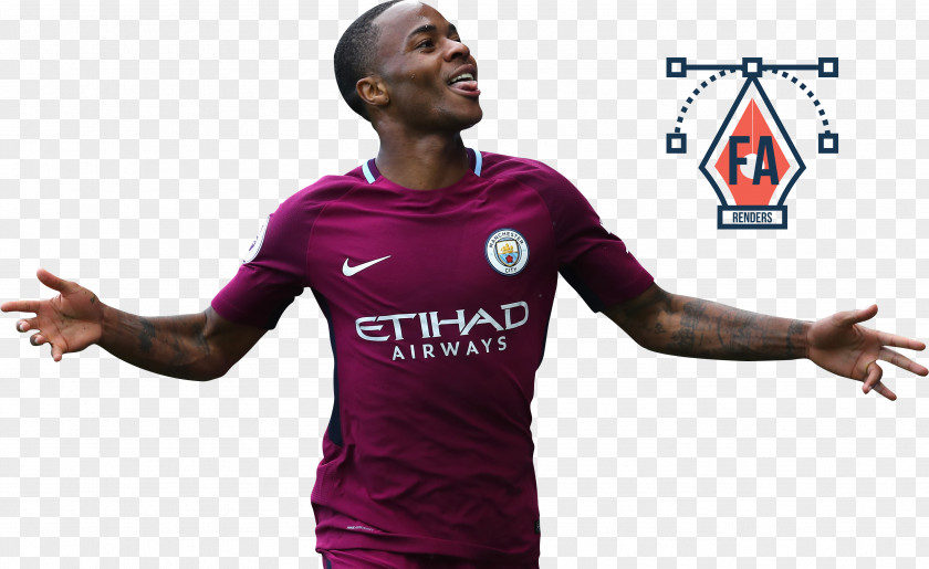 Raheem Sterling T-shirt Manchester City F.C. Nike Factory Store Team Sport Sleeve PNG