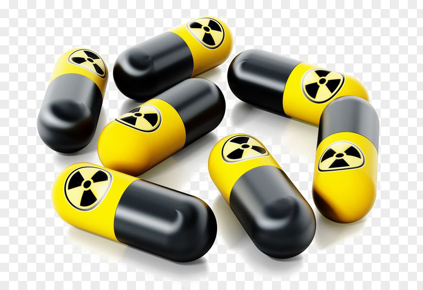 Tablet Radioactive Decay Radiation Nuclear Medicine Image PNG