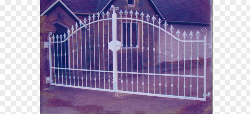 Wrought Iron Gate Fence Window Facade Property PNG