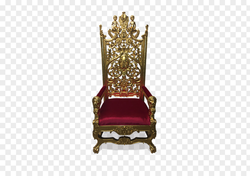Throne Table Chair Seat Furniture PNG