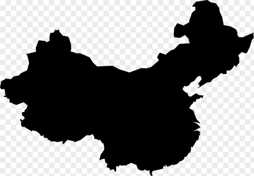 China World Map Vector PNG