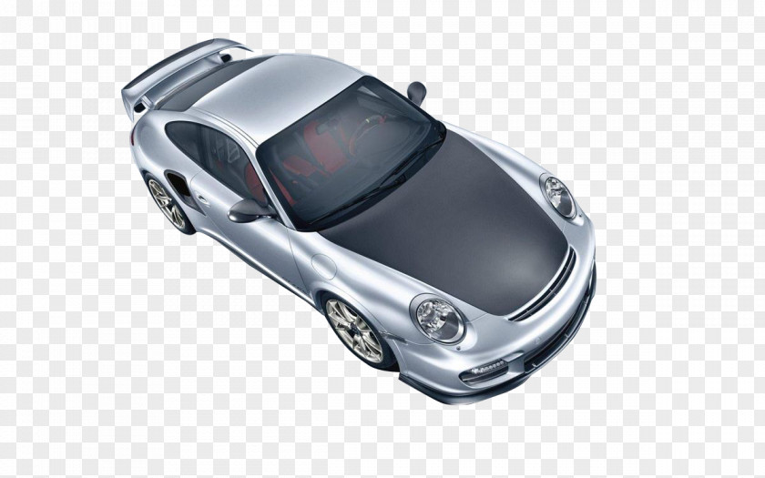 Gray Porsche 911 GT2 GT3 Sports Car PNG