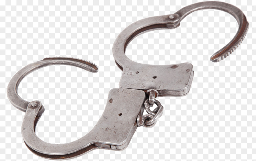 Handcuffs Key Chains Metal PNG
