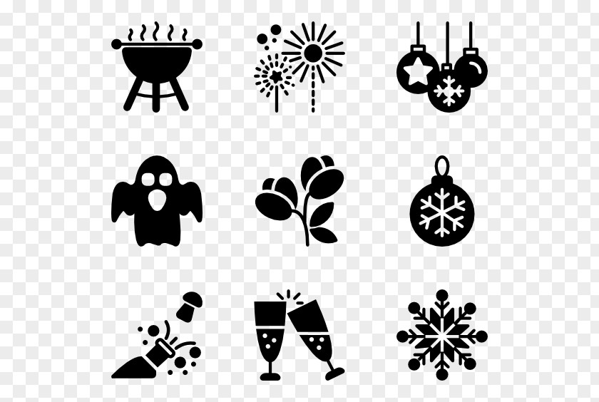 New Year Element Icon Design Clip Art PNG