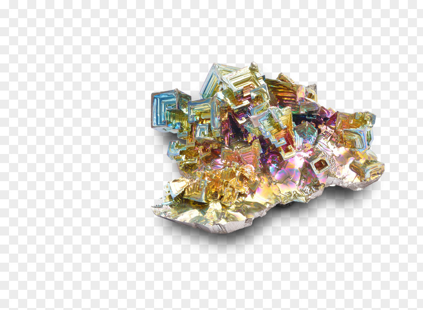 Bismuth Crystal Metal Mineral Bismut Natiu PNG