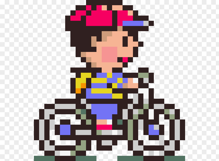 Earthbound Ness Sprite Mother 3 1+2 Mario PNG