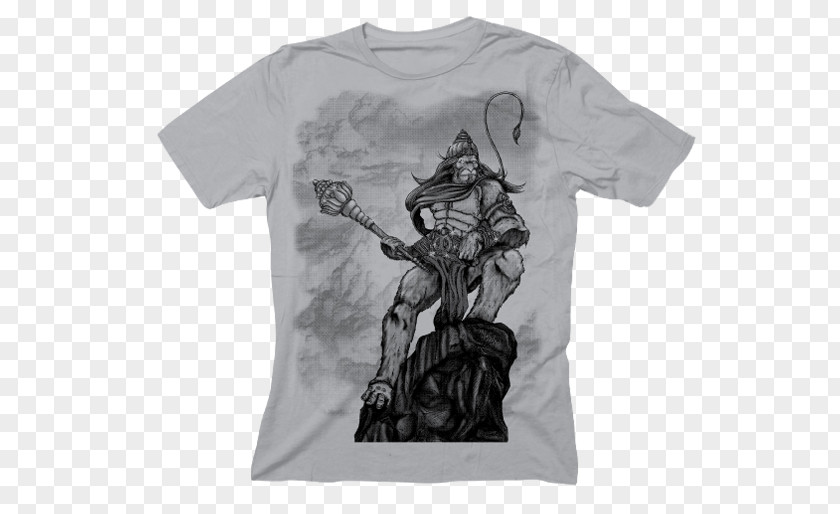 Hanuman T-shirt Rama Gada PNG