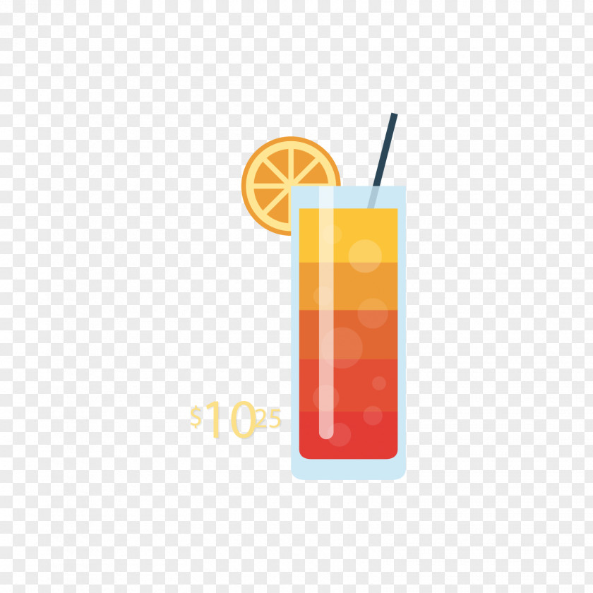 Yellow Red Layered Juice And Price Orange Fizzy Drinks Cocktail Lemonade PNG