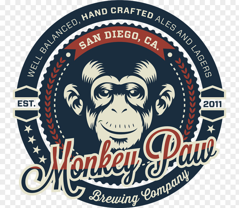 Beer Monkey Paw Brewing Company The Monkey's Brewery PNG