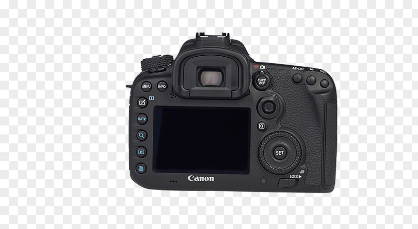 Broadcast Digital SLR Canon EOS 7D Mark II EF-S 17–55mm Lens Camera PNG