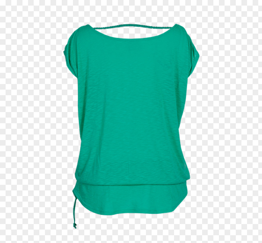 Dolman Sleeve Green Shoulder Turquoise Blouse PNG