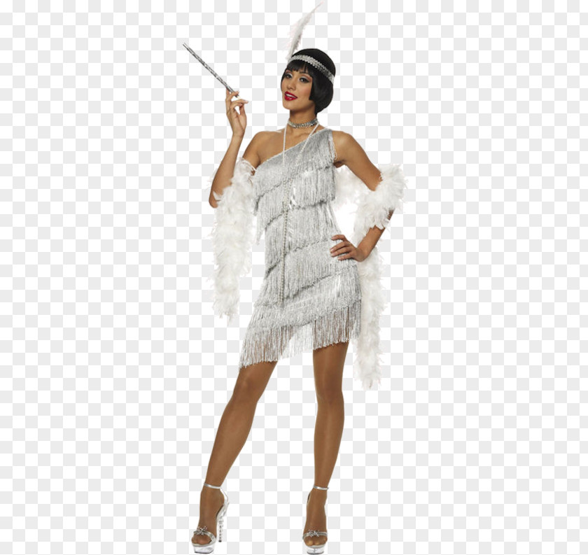 Dress 1920s Flapper Costume Clothing PNG