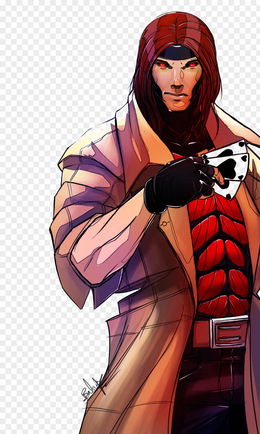 Gambit Rogue Fan Art Comic Book Comics PNG