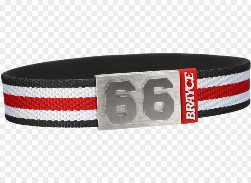 High Grade BRAYCE Bracelet Team Color Blue White Red Belt PNG