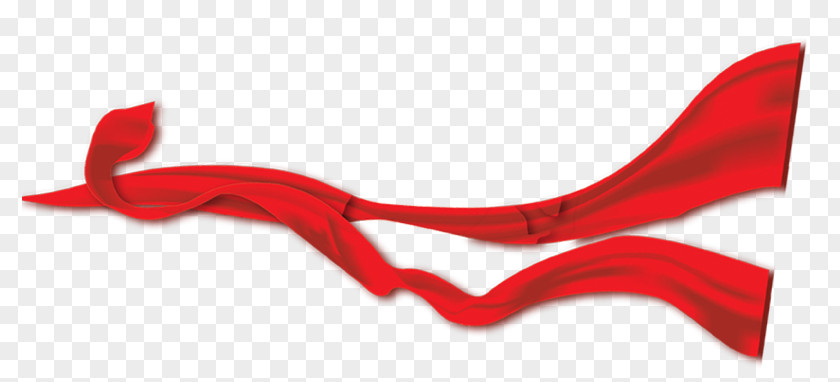 Red Ribbon Belt PNG