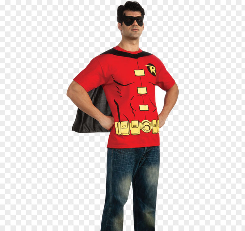 Robin T-shirt Halloween Costume PNG