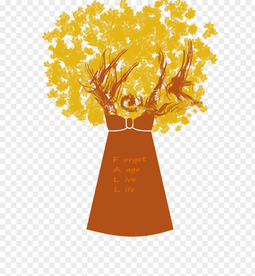 Sweater Dresses For Fall Graphics Illustration Font Tree PNG