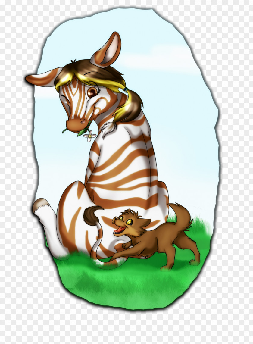 Tiger Big Cat Cartoon PNG