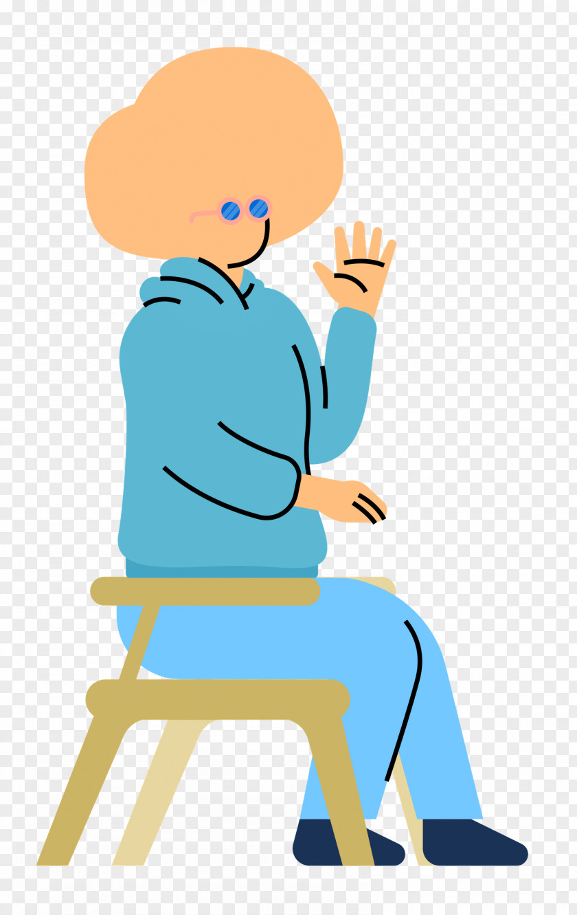 Cartoon Joint Human Sitting Shoe PNG