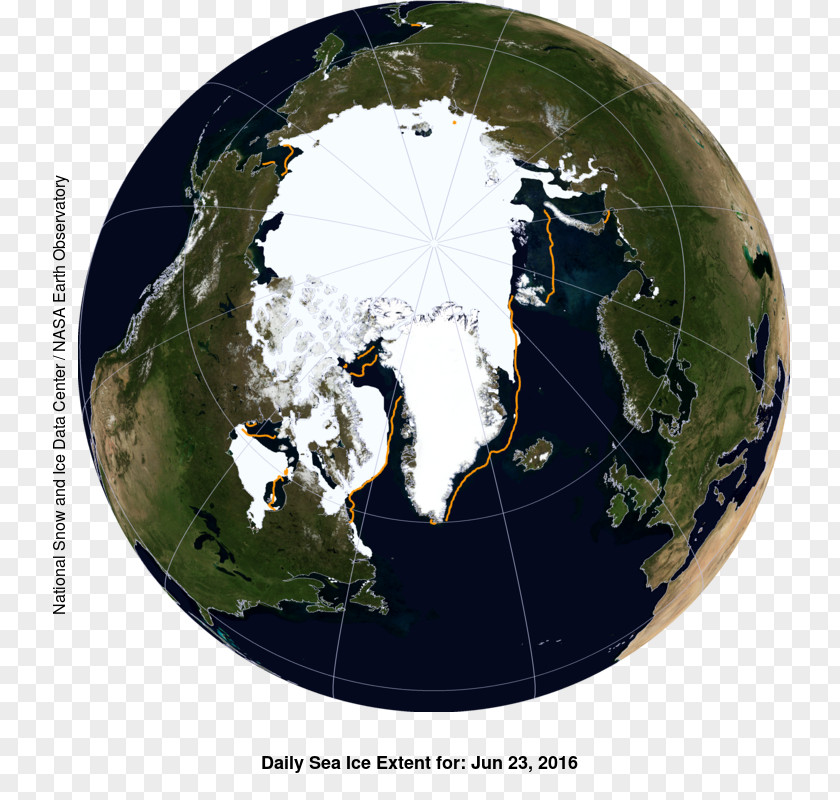Earth Arctic Ocean Polar Regions Of Ice Pack National Snow And Data Center Sea PNG