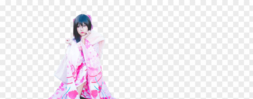Japan Kimono Shoulder Pink M Costume Beauty.m PNG