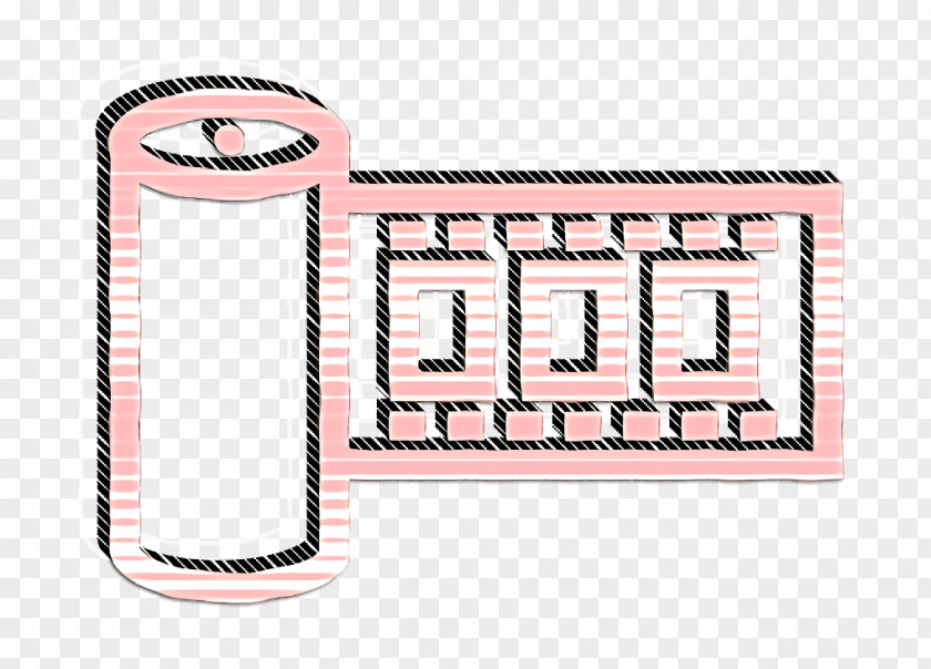 Rectangle Pink Camera Icon Equipment Film PNG
