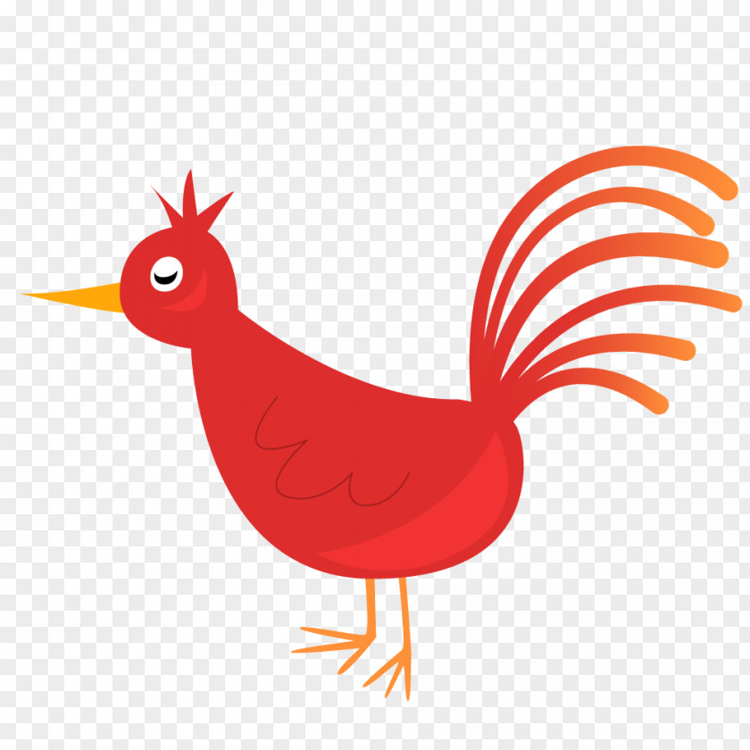 Red Animals Bird Illustrations Vector Graphics Clip Art Euclidean PNG