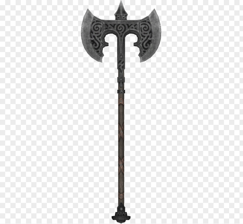 Steel Battle Axe Weapon Dungeons & Dragons Pickaxe PNG