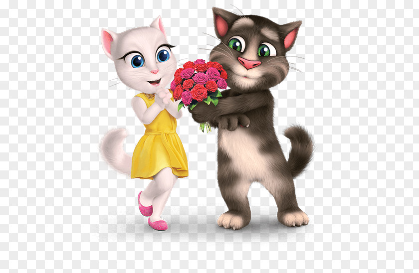Talking Tom And Friends Angela My Cat Outfit7 PNG