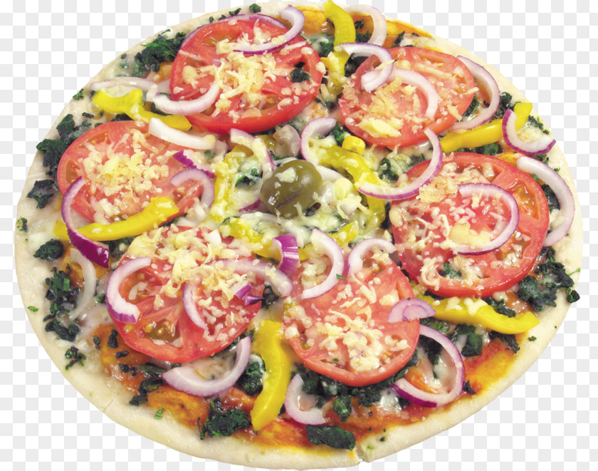 Tomato Onion Food Pizza Fast Italian Cuisine Gourmet PNG