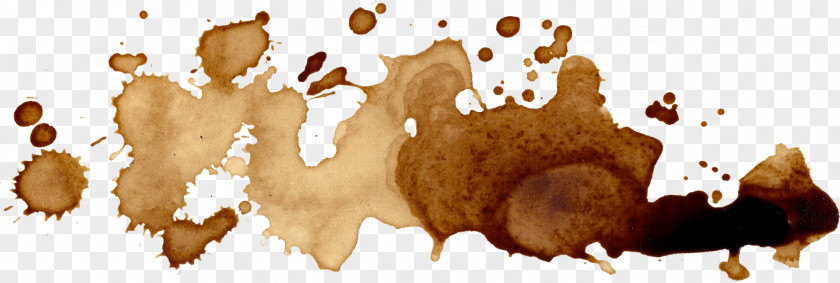 Watercolor Brush Coffee Tea Painting Stain PNG