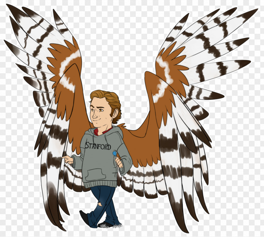 Angel Castiel Sam Winchester Art PNG