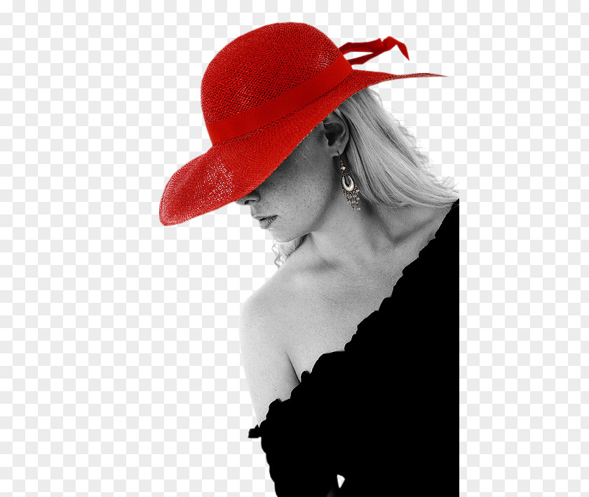 Hat Cowboy Fedora Red Painting PNG
