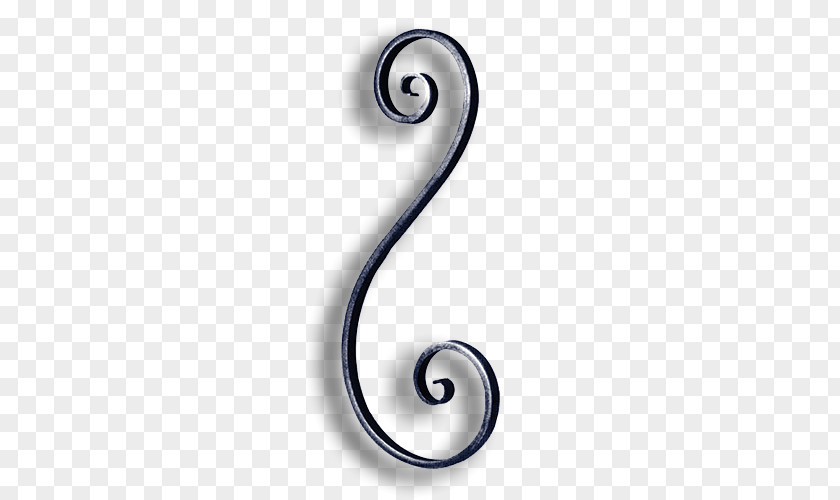 Scroll Bar Body Jewellery Font PNG