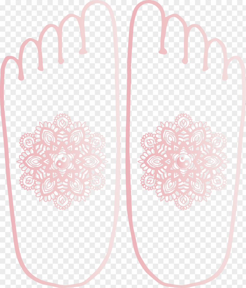 Shoe Pattern Pink M Font Line PNG
