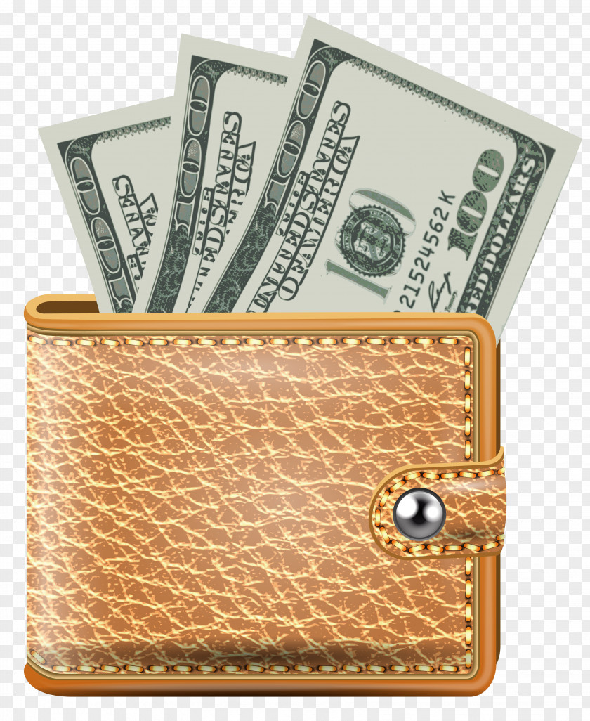 Transparent Wallet With Banknotes Picture Online Icon PNG