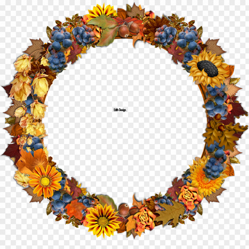 Design Wreath Lei Floral Flower PNG