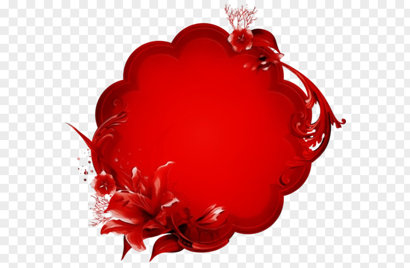 Petal Plant Valentines Day Heart PNG