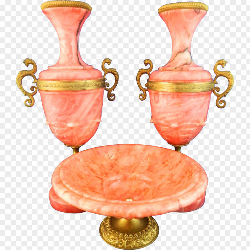 Vase Ceramic Urn Peach PNG