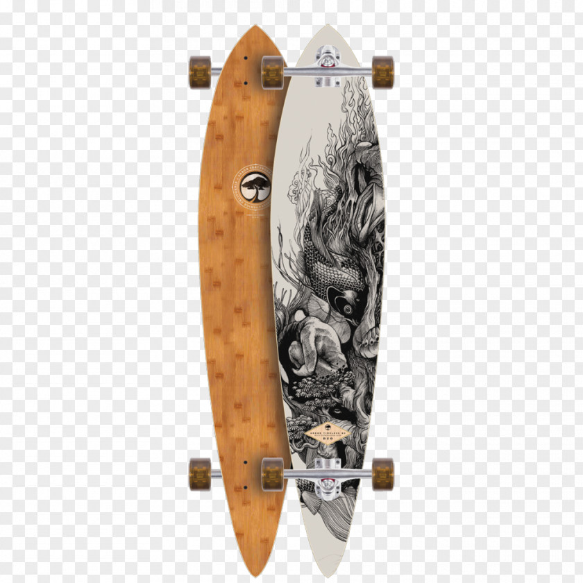 Bamboo Longboarding Skateboarding Carve Turn PNG