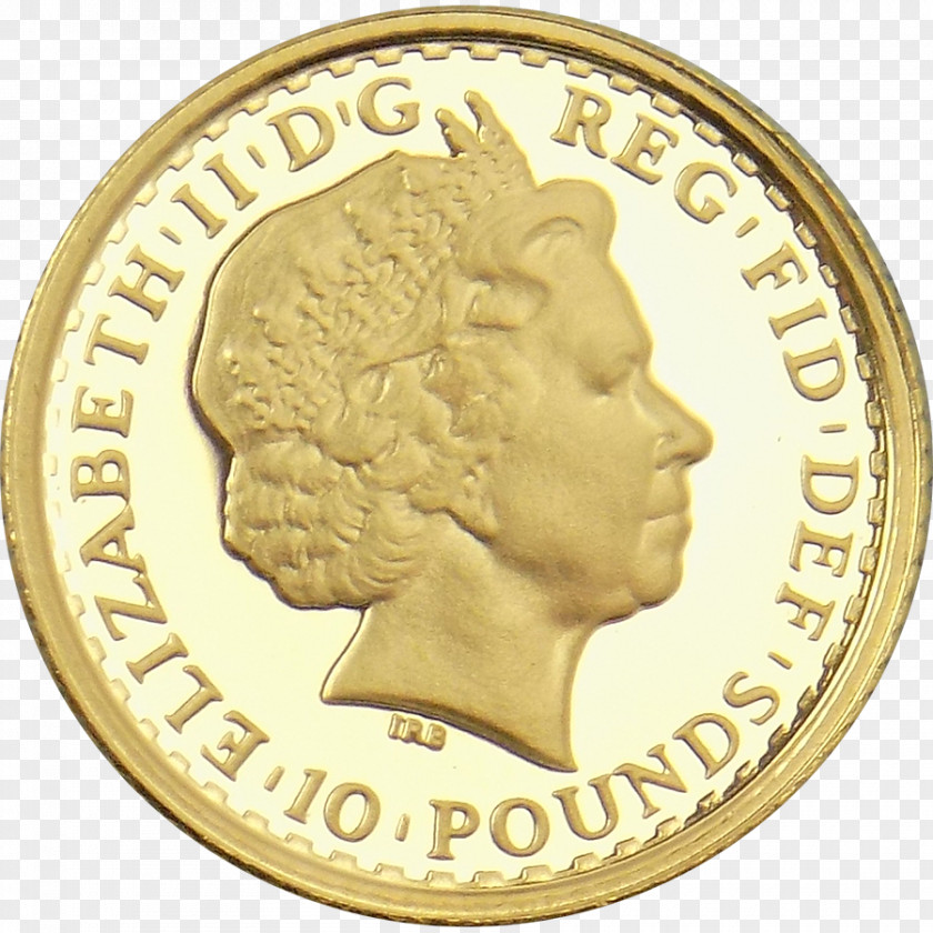Holding Gold Coins Coin One Pound The Royal Mint Proof Coinage PNG
