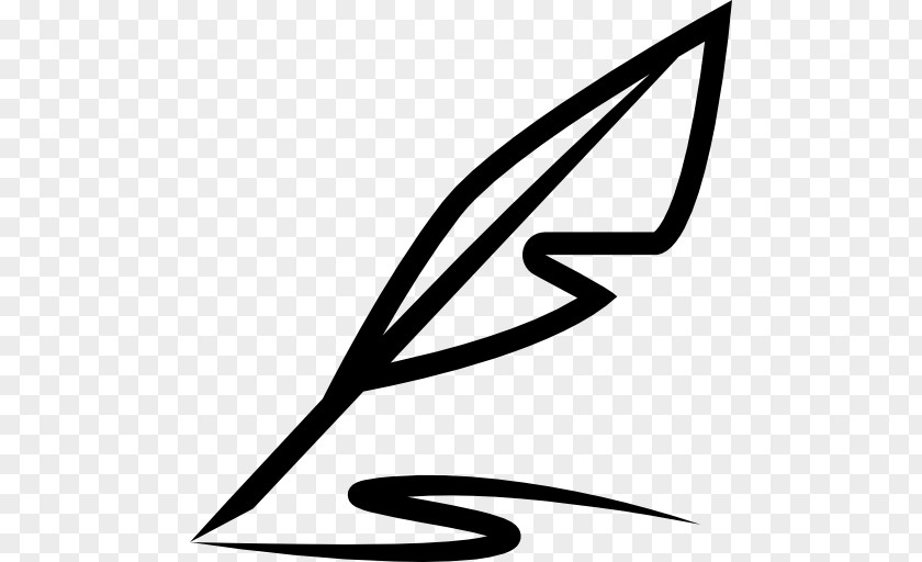 Ink Drawing Writing Quill PNG